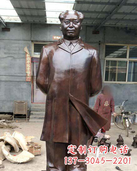 周口中国伟人毛泽东铜像