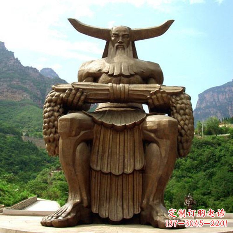 周口中华民族人文初祖五榖神农大帝大型景观雕塑