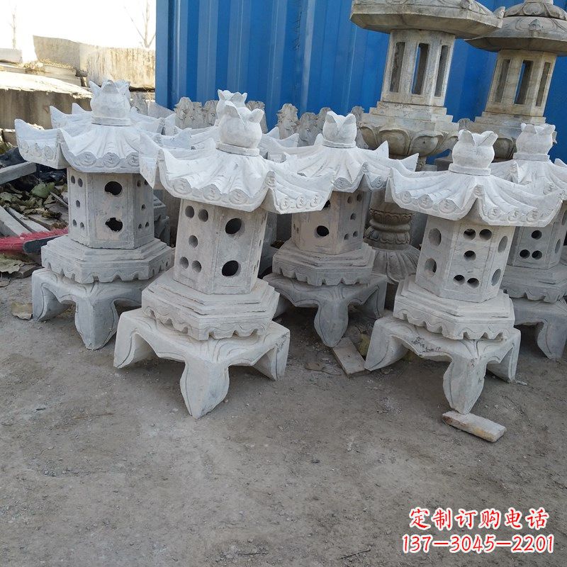 周口中式古代石灯笼
