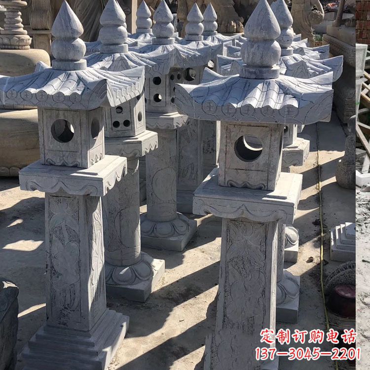 周口中式汉代石雕灯笼