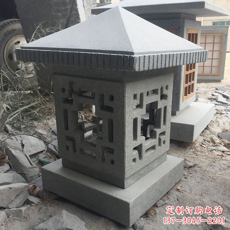 周口中式现代石灯笼