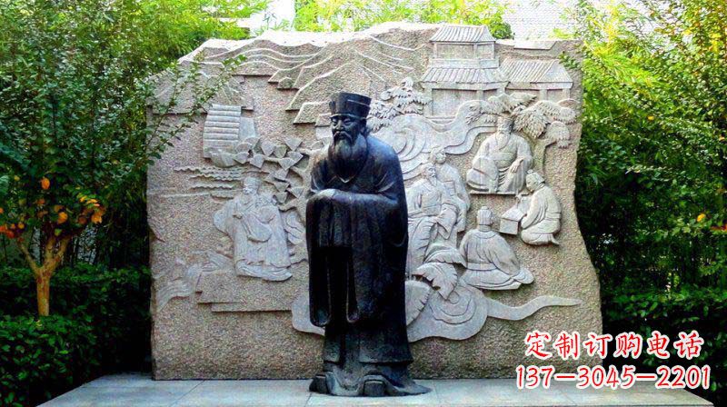 周口朱熹古代名人铜雕_2
