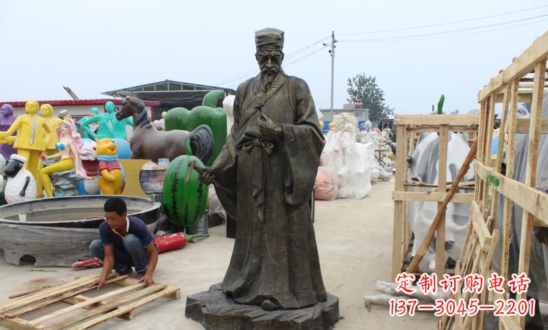 周口铸铜李时珍雕塑