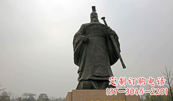 周口铸铜刘邦雕塑