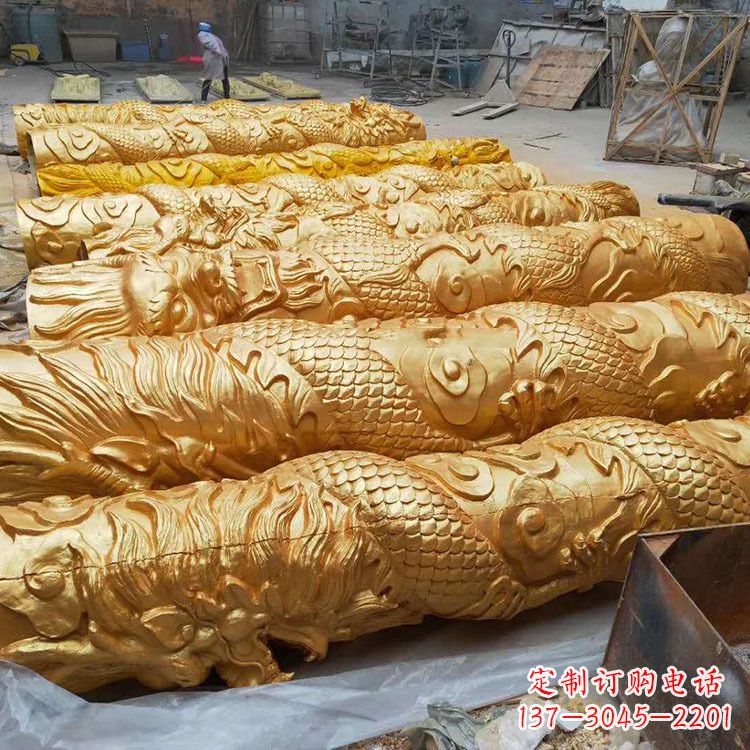 周口铸铜龙柱