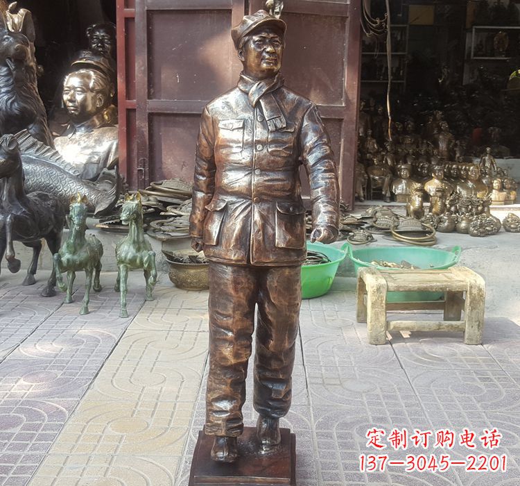 周口铸铜青年时期毛主席