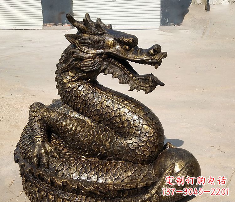 周口铸铜神龙雕塑