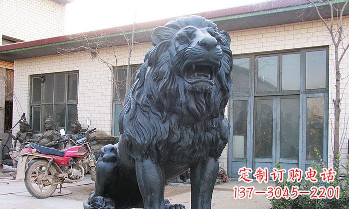 周口铸铜狮子铜雕