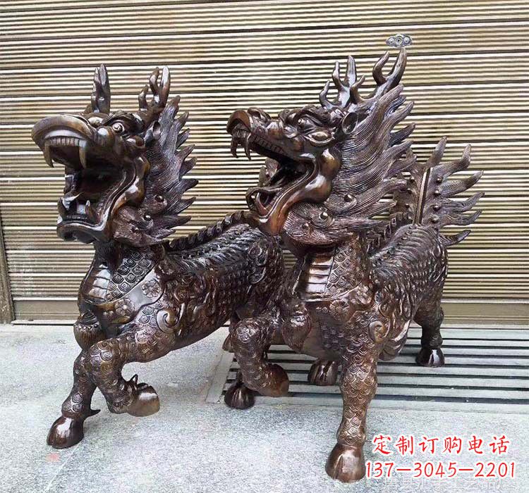 周口铸铜铜麒麟