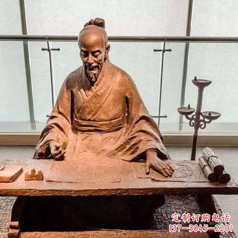 周口祖冲之圆周率情景小品雕塑-中国古代数学家著名历史人物