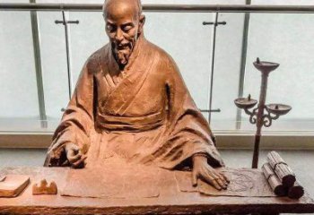 周口祖冲之圆周率情景小品雕塑-中国古代数学家著名历史人物